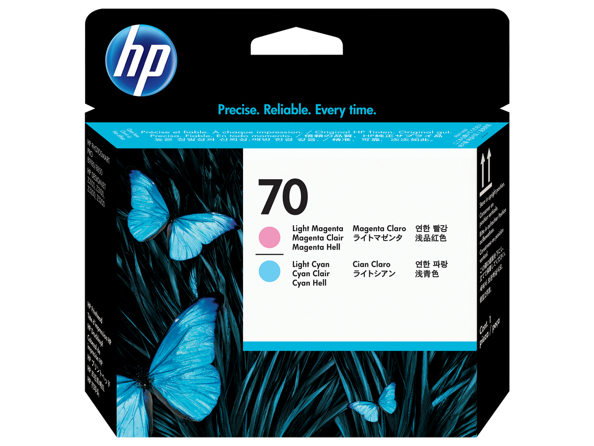 HP 70 Light Magenta and Light Cyan DesignJet Printhead