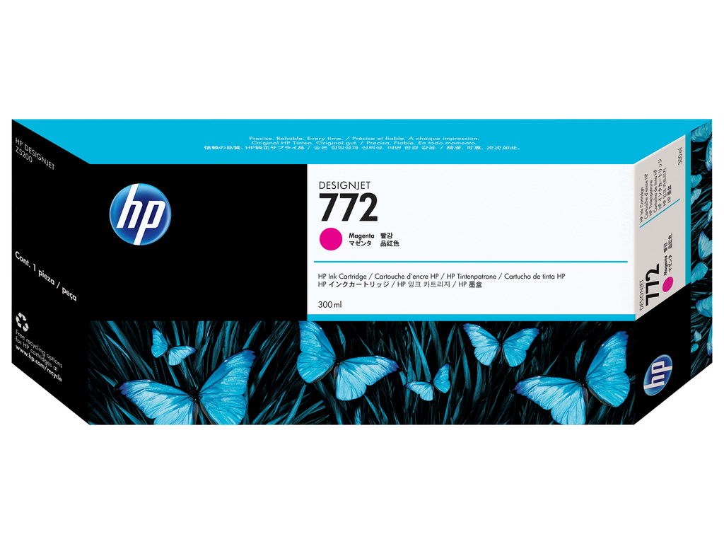 HP 772 300-ml Magenta DesignJet Ink Cartridge