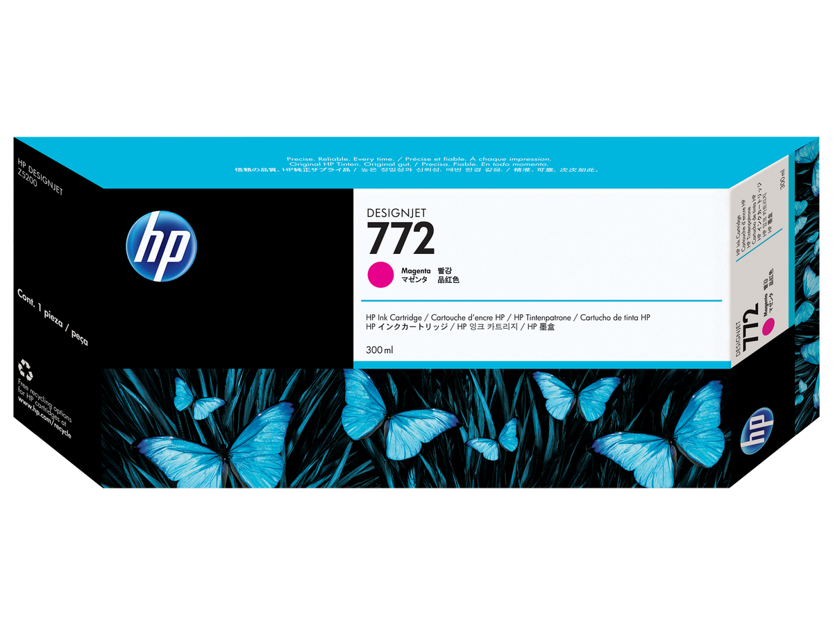 HP 772 300-ml Magenta DesignJet Ink Cartridge