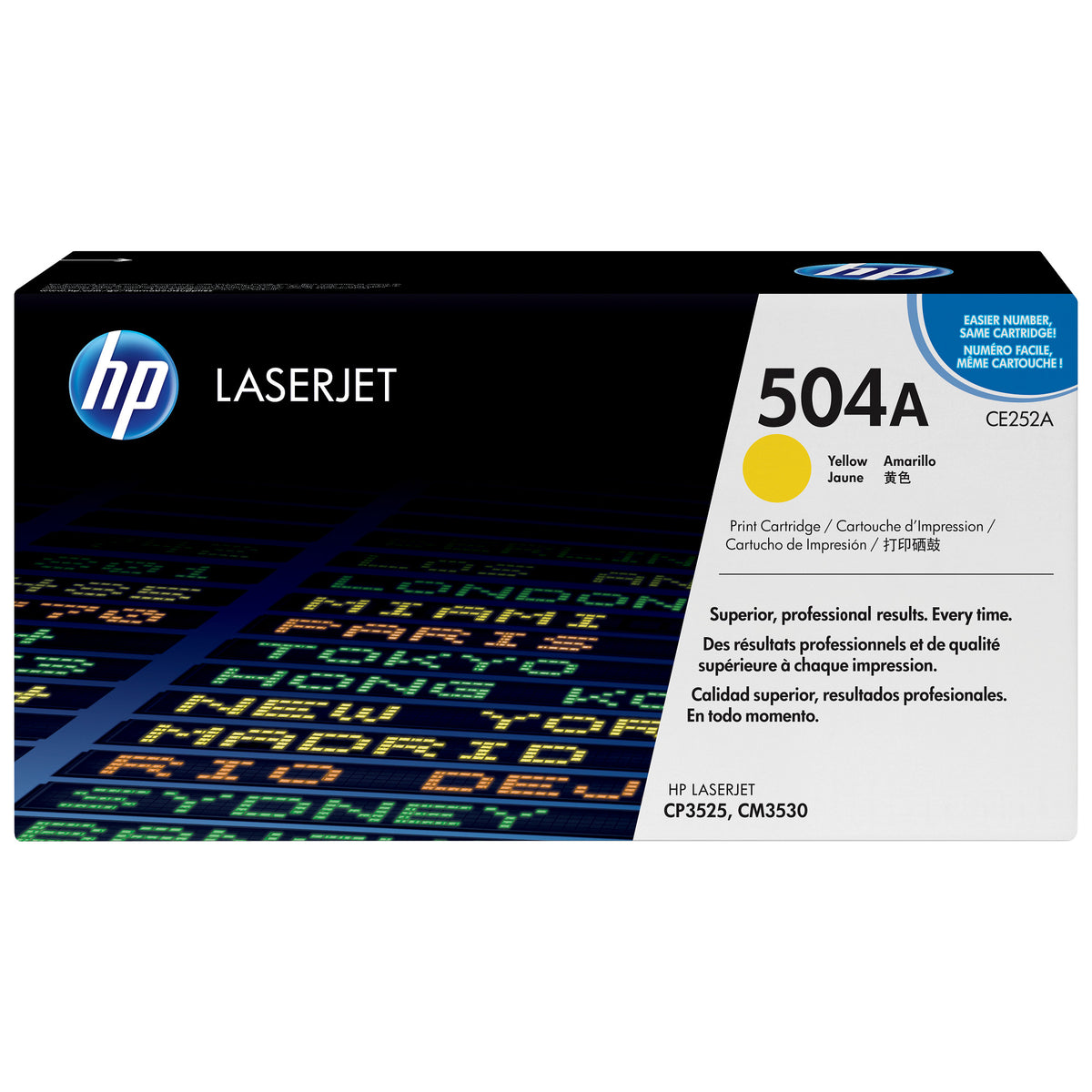 HP 504A Yellow Original LaserJet Toner Cartridge for US Government