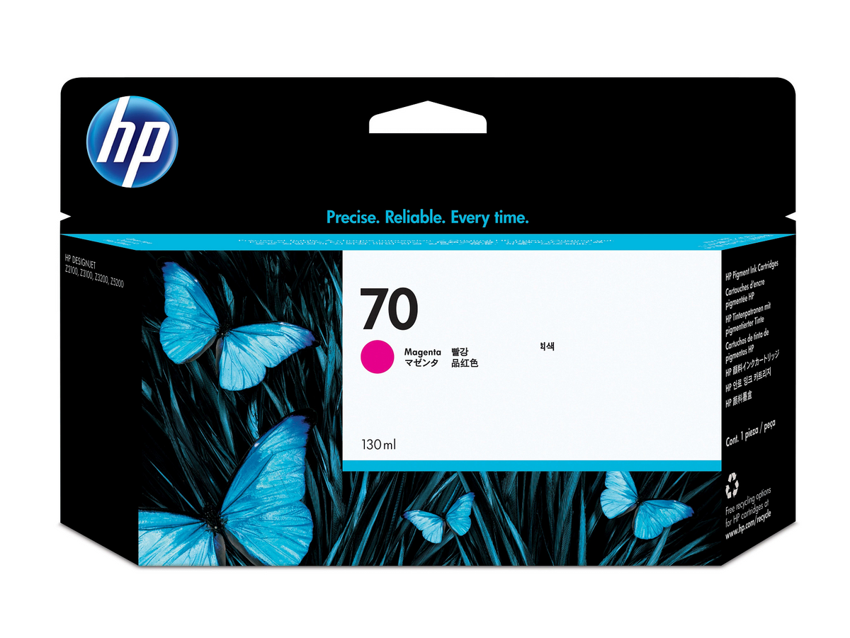 HP 70 130-ml Magenta DesignJet Ink Cartridge