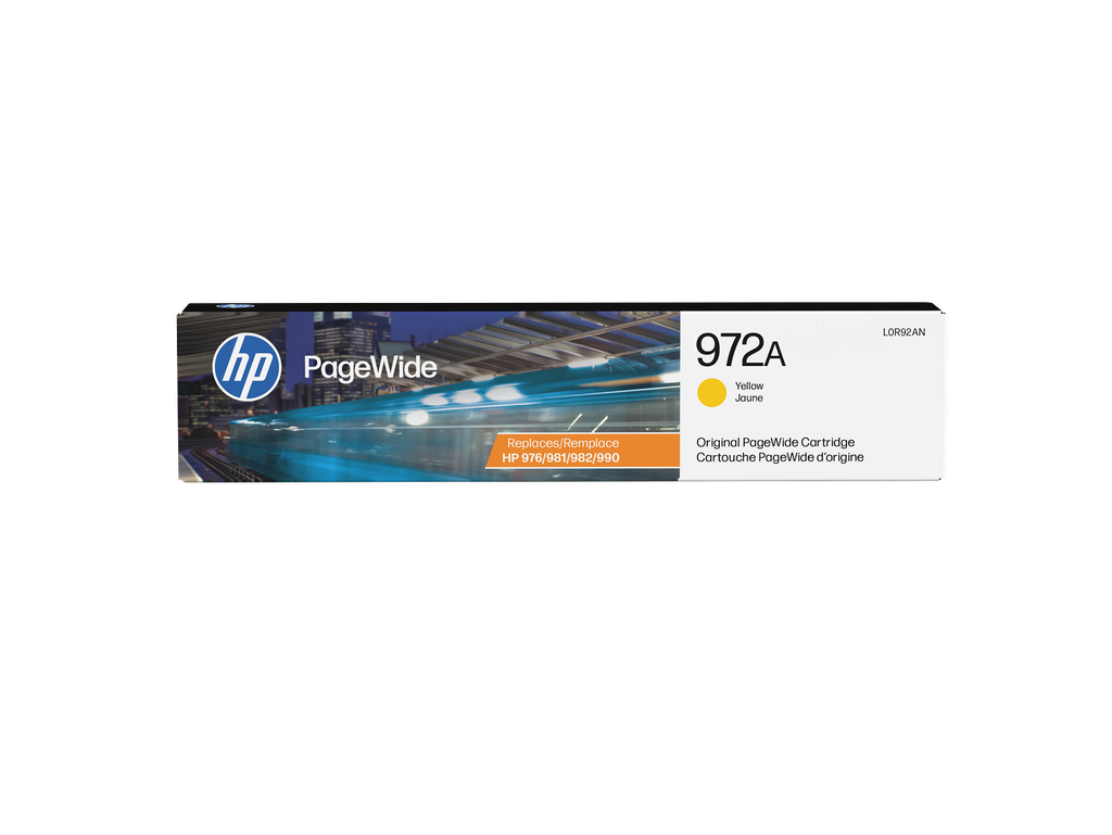 HP 972A Yellow Original PageWide Cartridge
