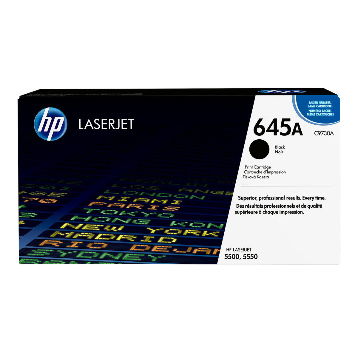 HP 645A Black Original LaserJet Toner Cartridge