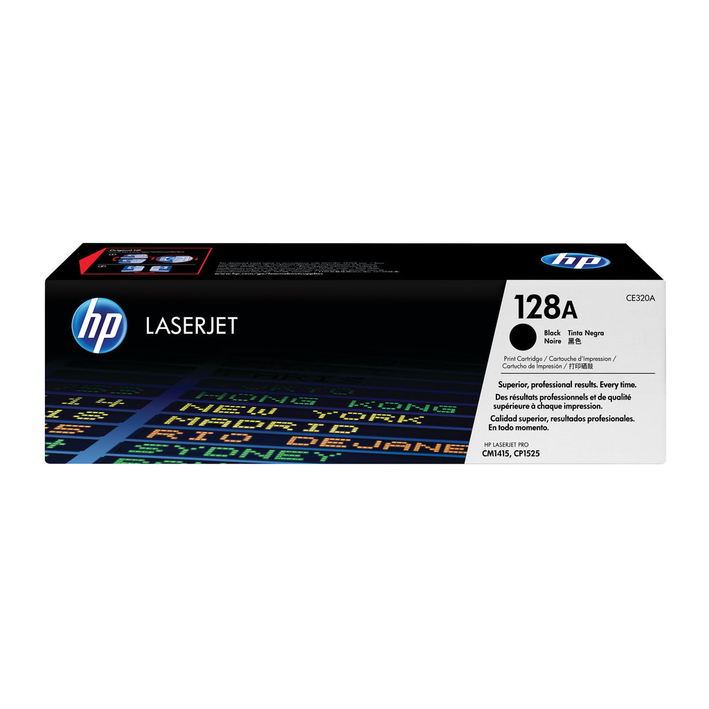 HP 128A Black Original LaserJet Toner Cartridge