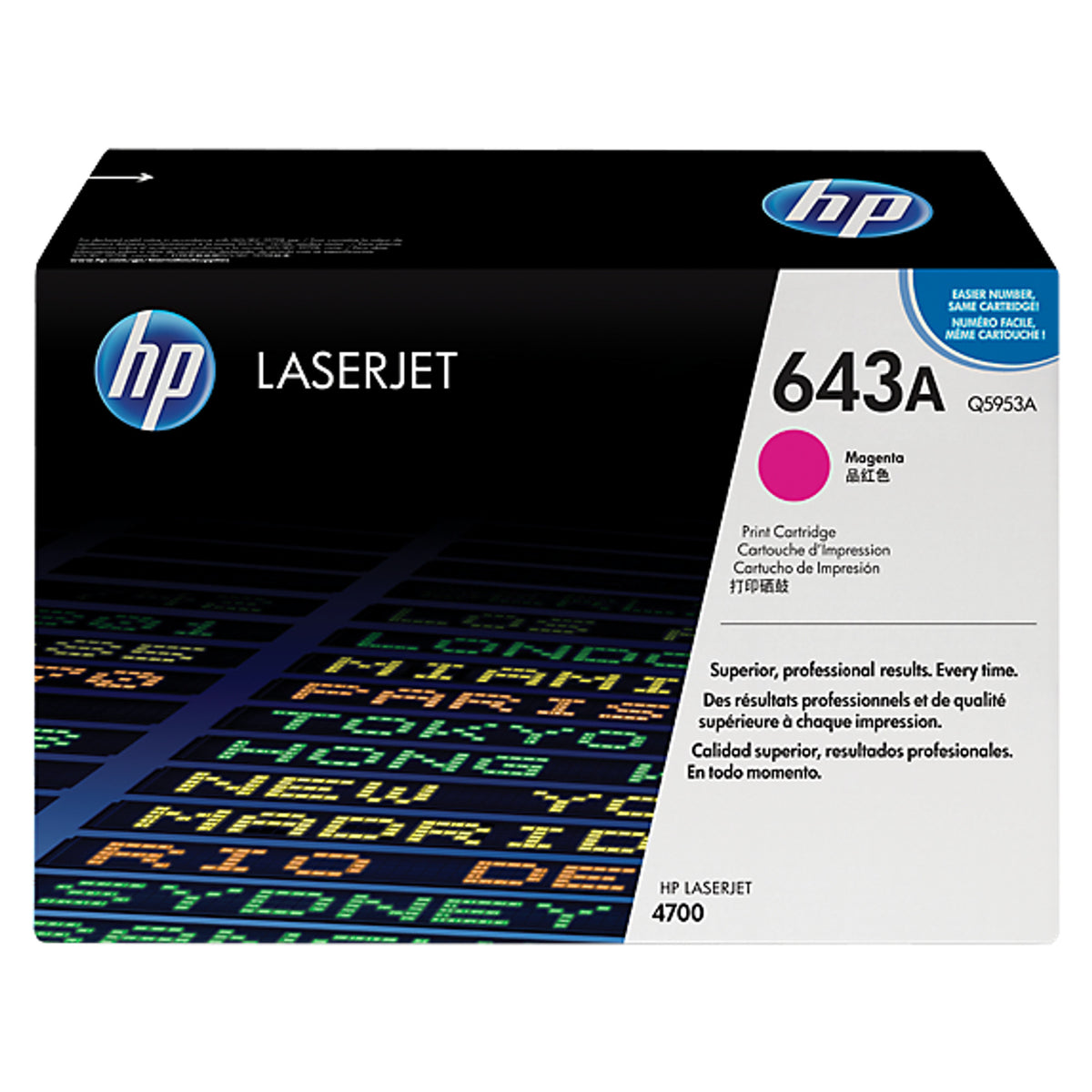 HP 643A Magenta Original LaserJet Toner Cartridge