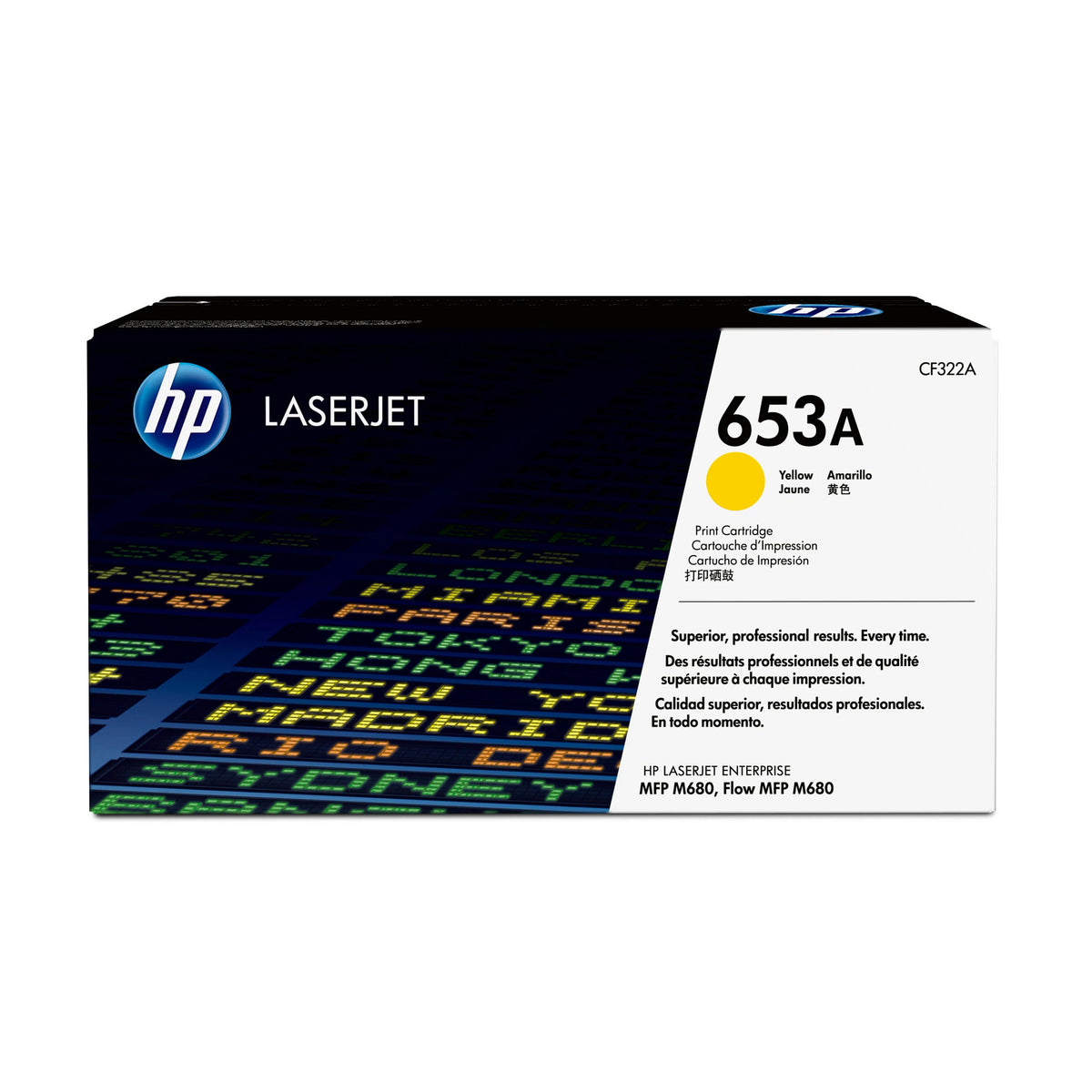 HP 653A Yellow Original LaserJet Toner Cartridge