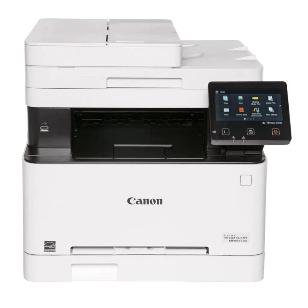 Canon Color imageCLASS MF654Cdw 3 In 1 Wireless Laser Printer (White/Black body)