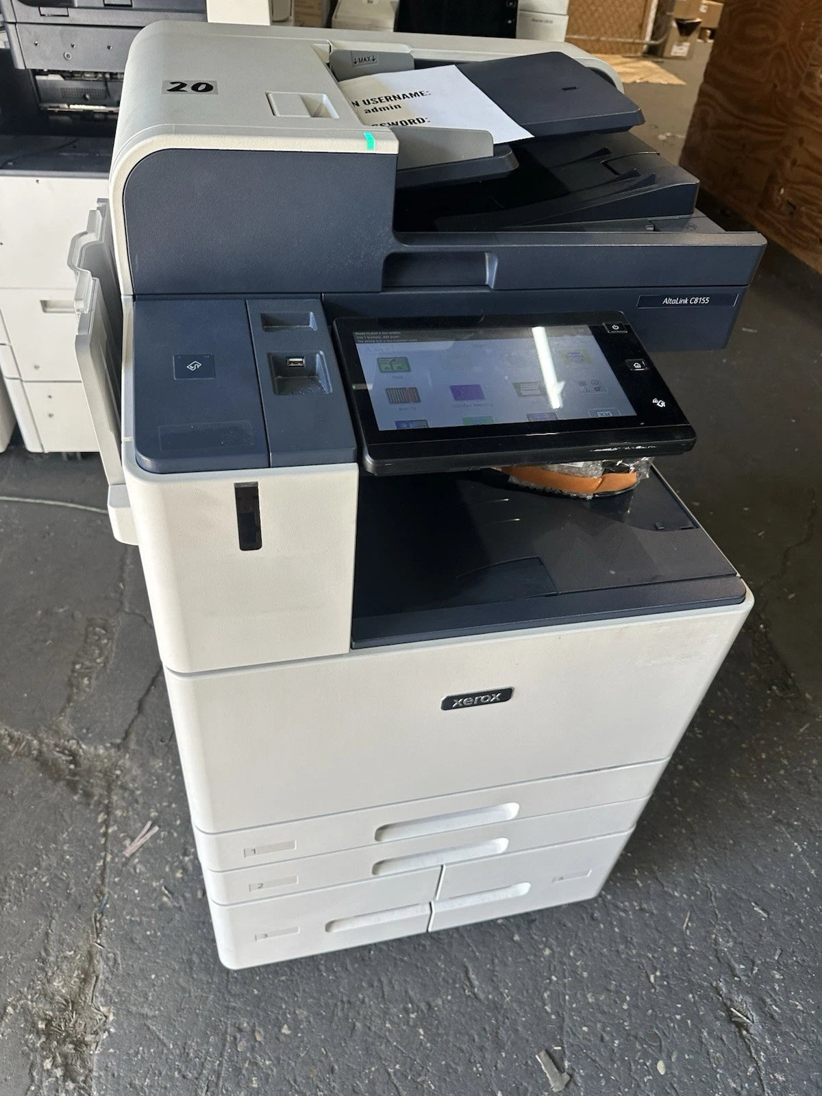Xerox AltaLink C8155 Color Copier Printer Scanner. Very Clean. 253k