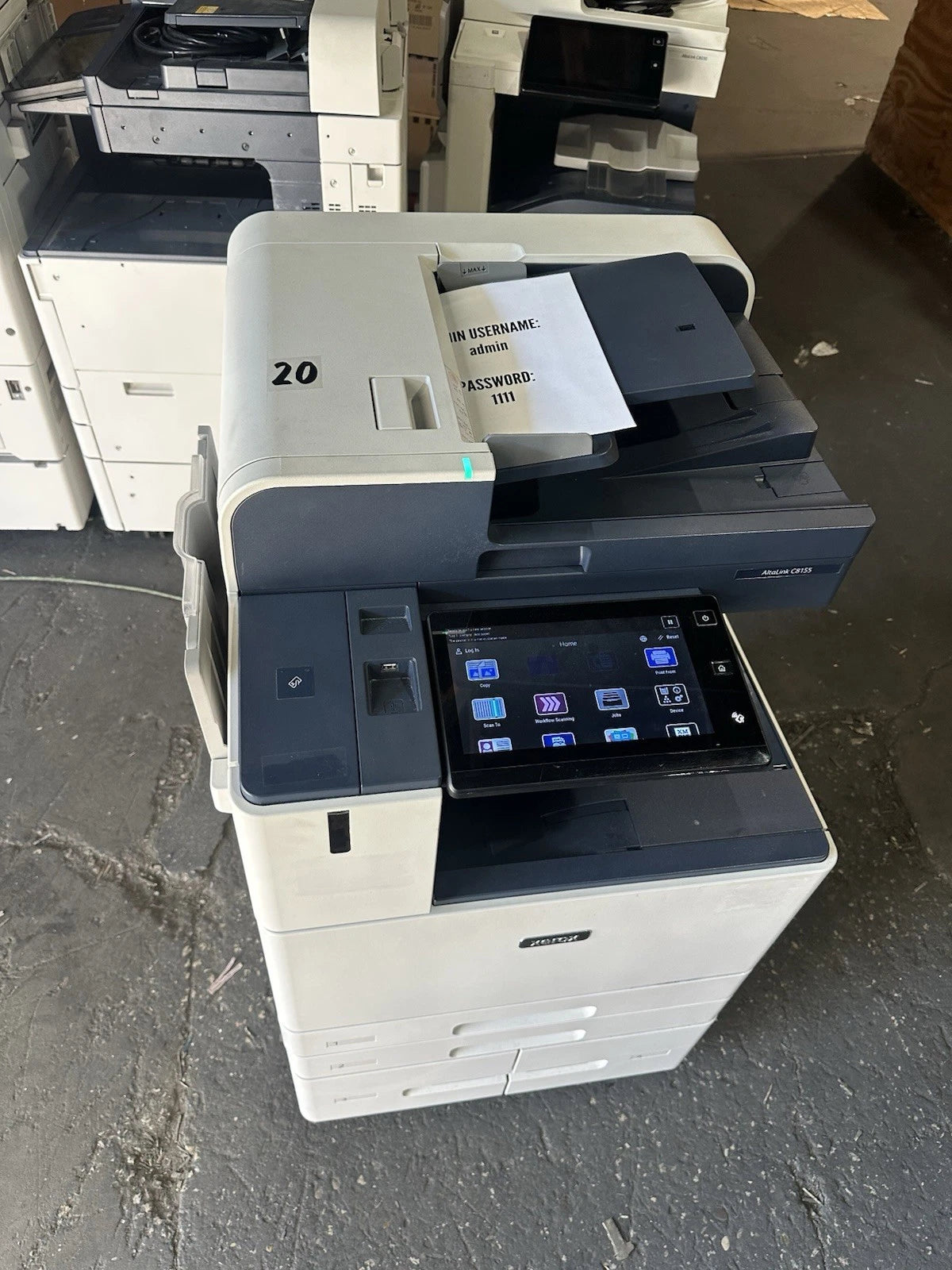 Xerox AltaLink C8155 Color Copier Printer Scanner. Very Clean. 253k