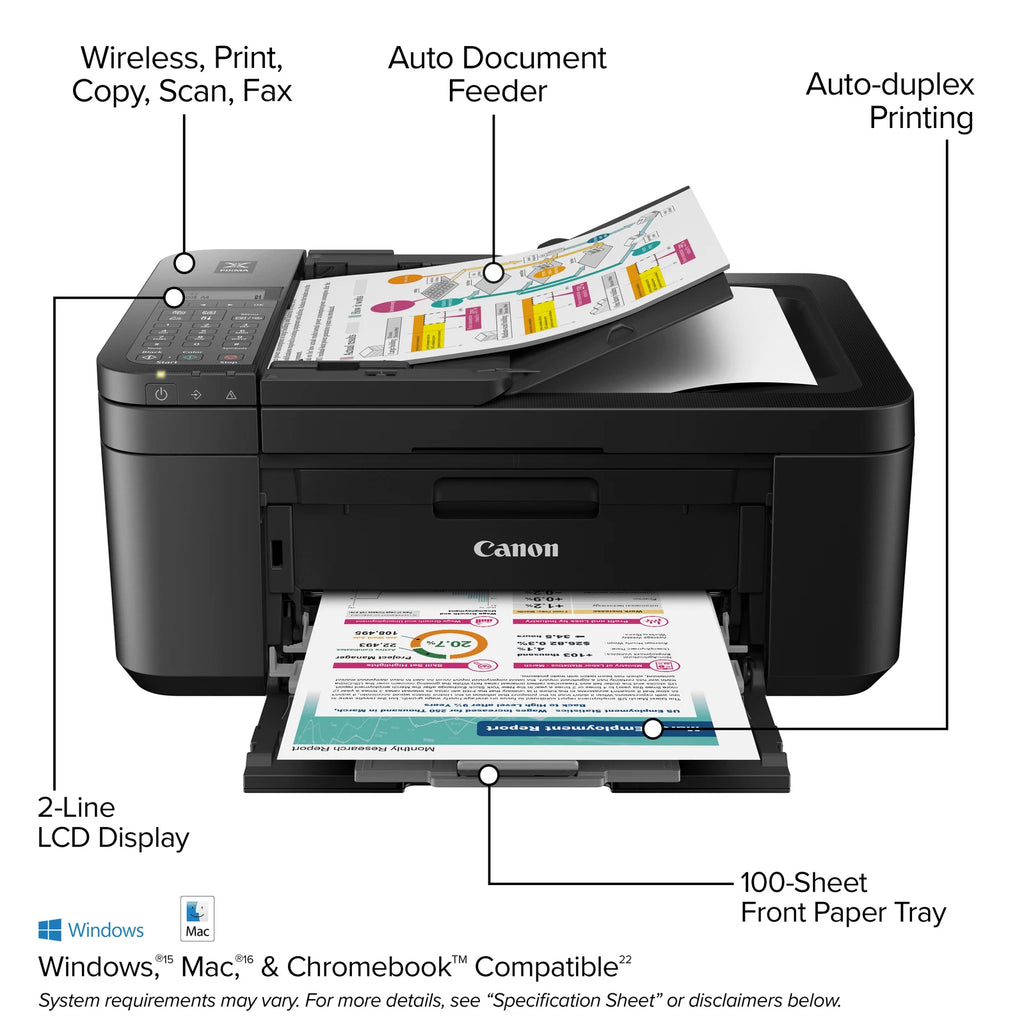 PIXMA TR4722 All-In-One, Wireless Color Inkjet Printer for Home Office Use