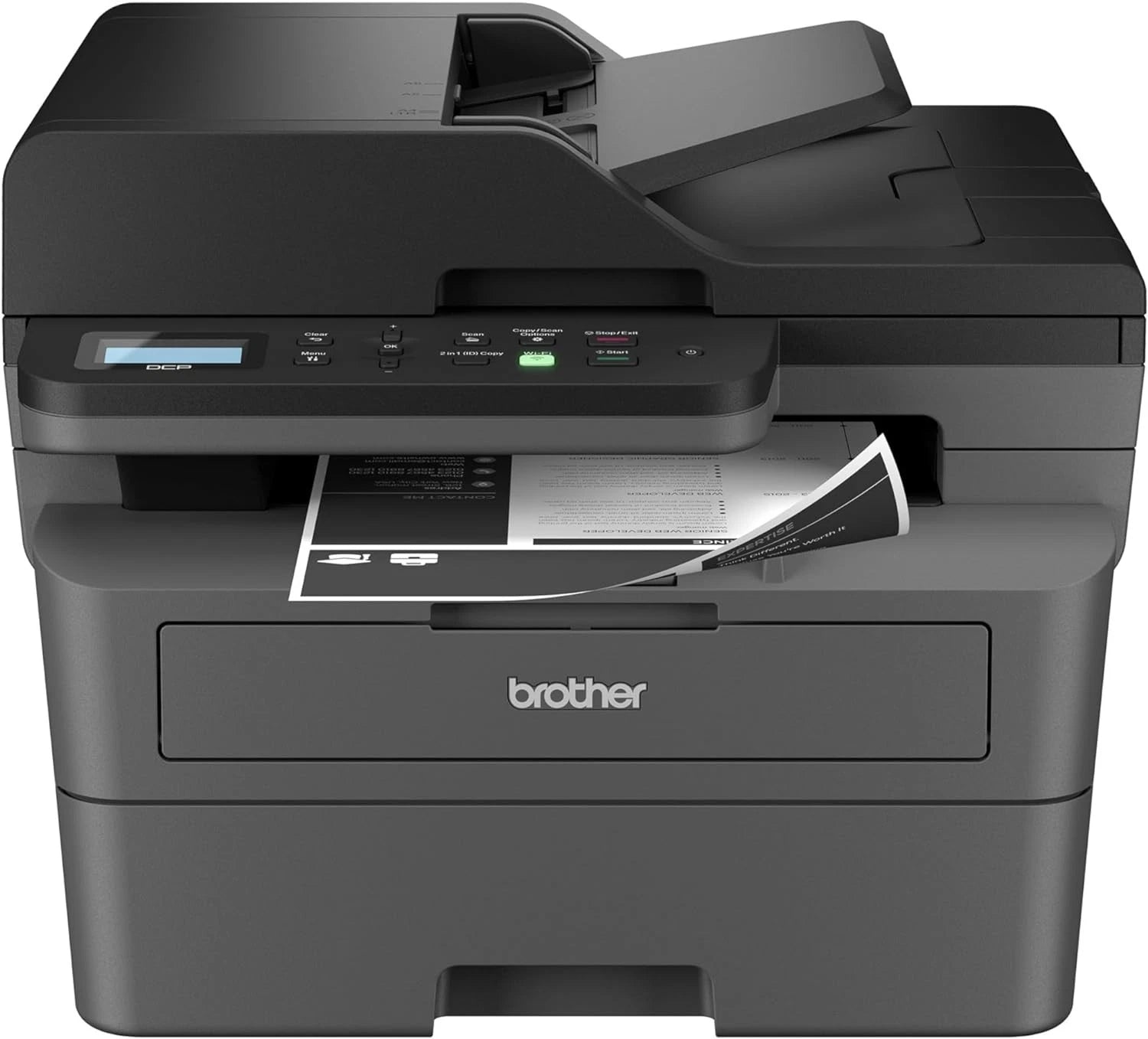 Brother DCP-L2640DW Compact Wireless Black & White Laser Printer