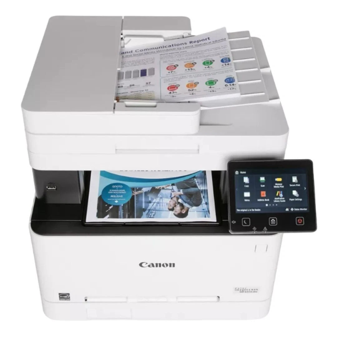 Canon Color imageCLASS MF654Cdw 3 In 1 Wireless Laser Printer (White/Black body)