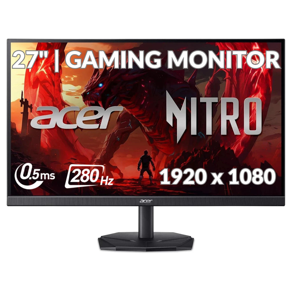 Acer Nitro KG1 27" Gaming Monitor FHD 1920×1080 280Hz .5ms VESA IPS Refurbished