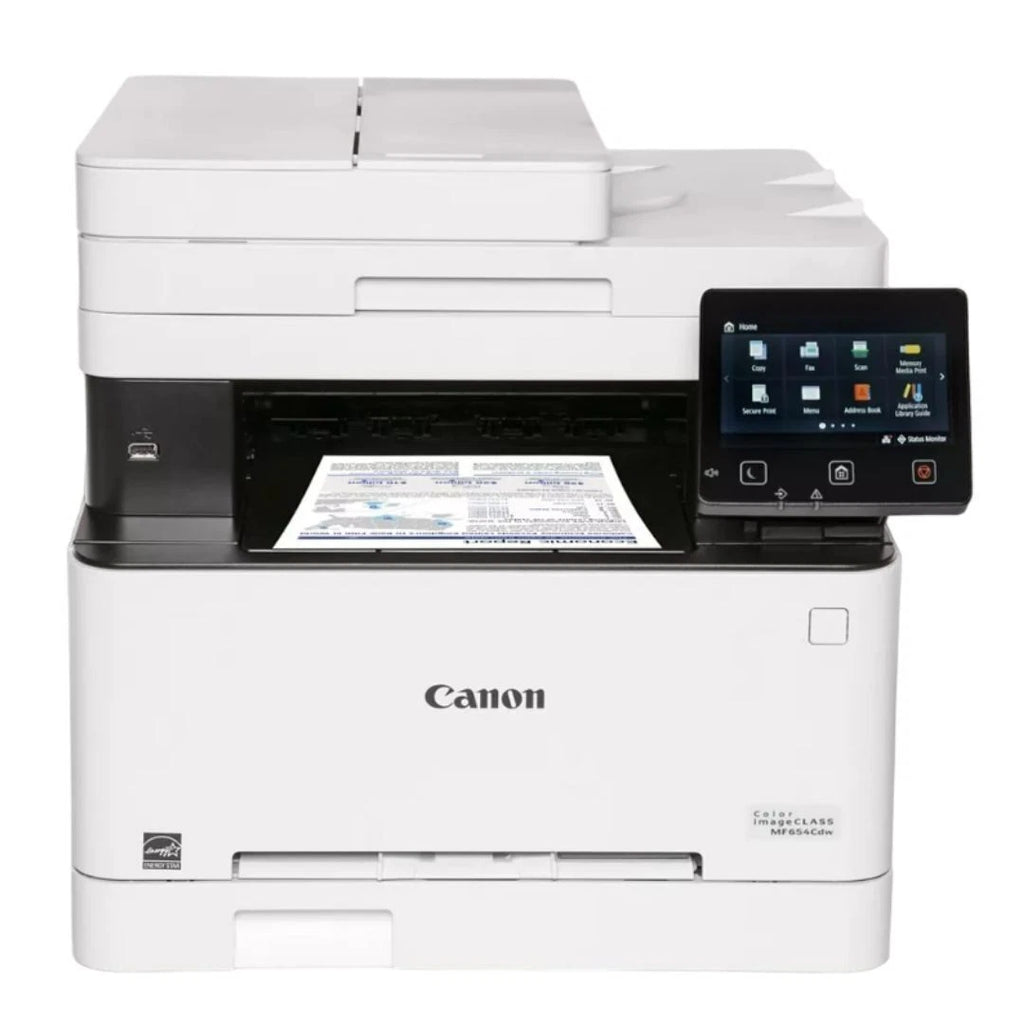 Canon Color imageCLASS MF654Cdw 3 In 1 Wireless Laser Printer (White/Black body)