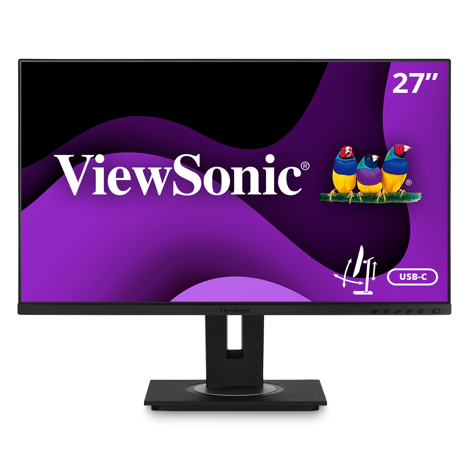 27" SuperClear® IPS Full HD Monitor with Advanced Ergonomics,1920x1080 Resolution.