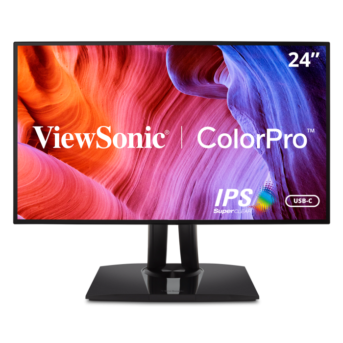 24" sRGB Color Accurate with USB-C,1920 x 1080 Resolution.