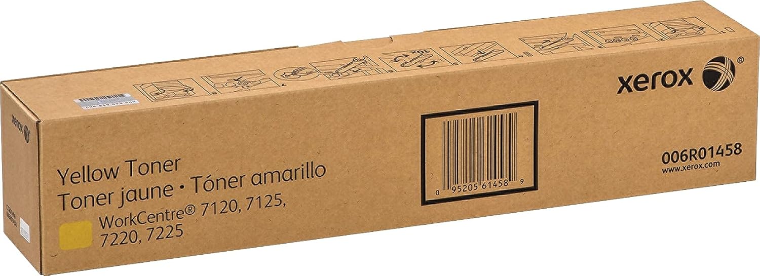 Xerox 006R01458 Yellow Toner Cartridge Sold NA/ESG (Sold) (Qty1) Original 095205614589 - 006R01458 XEROX